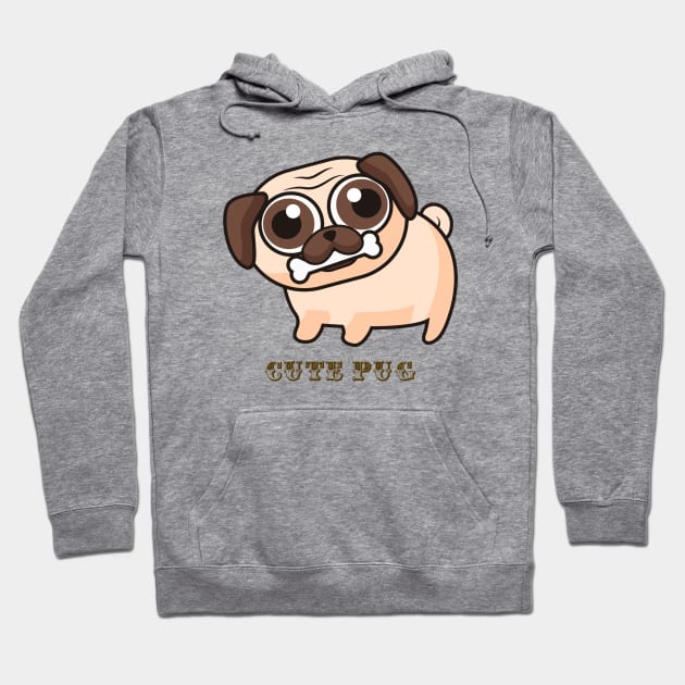 Cute pug lover Hoodie by This is store